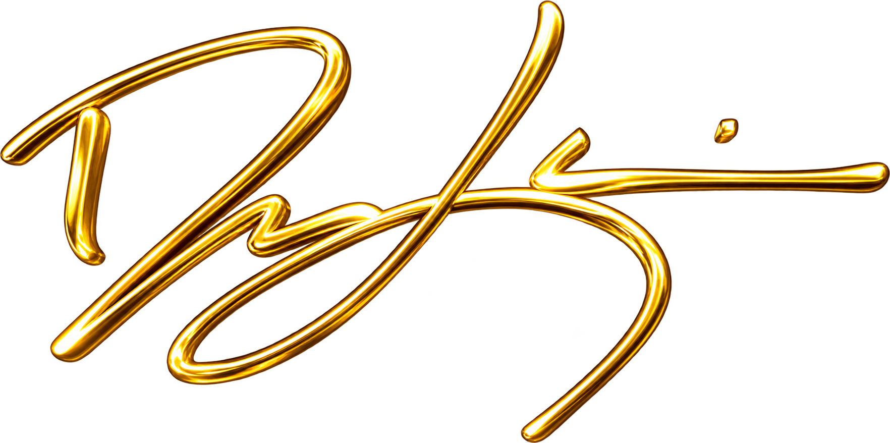 Gold signature logo